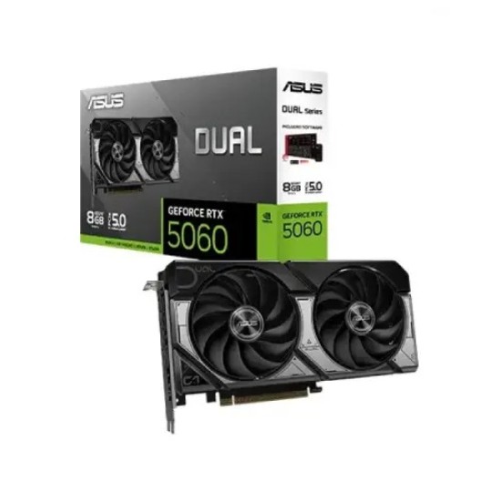 ASUS Dual GeForce RTX 5060 8GB GDDR7 Graphics Card