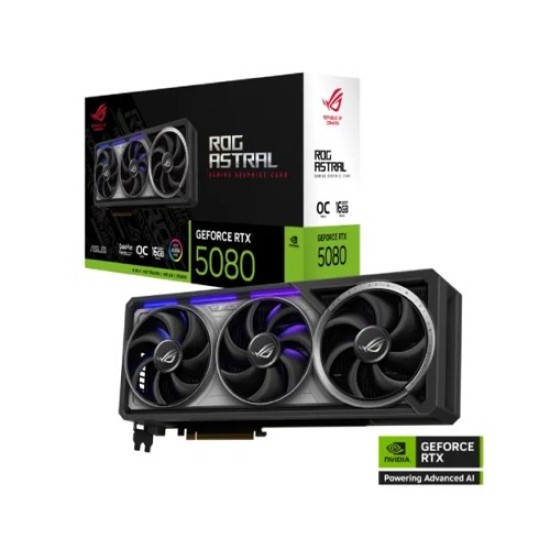 ASUS ROG Astral GeForce RTX 5080 16GB GDDR7 OC Edition Graphics Card