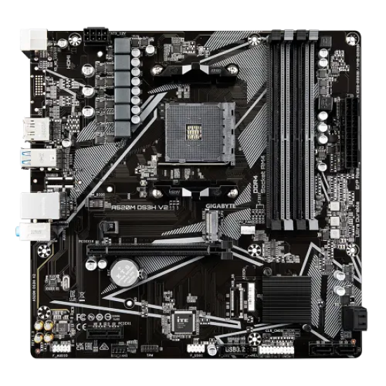 Gigabyte A520M DS3H V2 Micro-ATX DDR4 AMD AM4 Motherboard