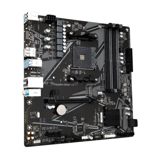 Gigabyte A520M DS3H V2 Micro-ATX DDR4 AMD AM4 Motherboard