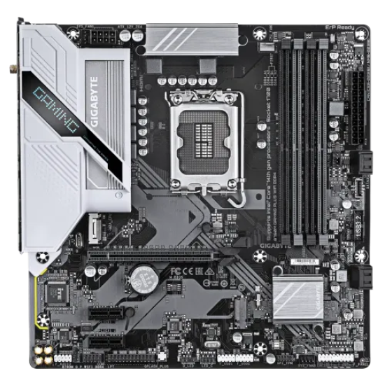 GIGABYTE B760M GAMING PLUS WIFI DDR4 Micro ATX Motherboard