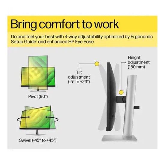 HP E24q G5 23.8 Inch 2K IPS Monitor