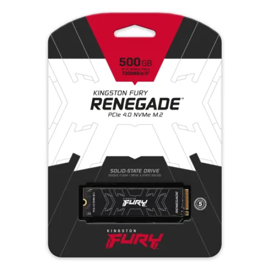Kingston Fury Renegade 500GB PCIe Gen4 NVMe M.2 SSD