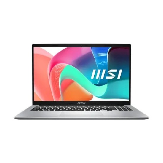 MSI Modern 15 F1MG Core 7 150U AI Optimized 15.6 Inch FHD Laptop Urban Silver
