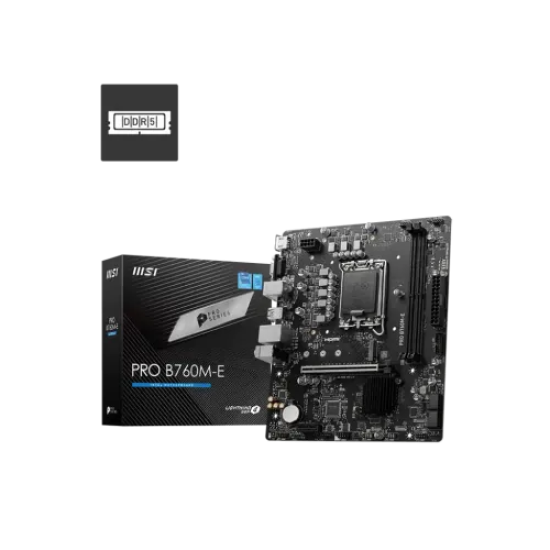 MSI PRO B760M-E DDR5 m-ATX Motherboard