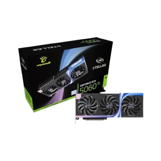 Manli Black Stellar GeForce RTX 5060 Ti OC 16GB GDDR7 Graphics Card