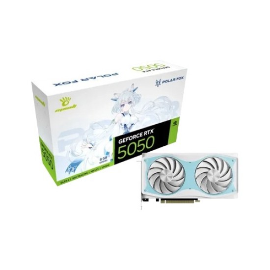 Manli Polar Fox GeForce RTX 5050 OC 8GB GDDR6 Graphics Card
