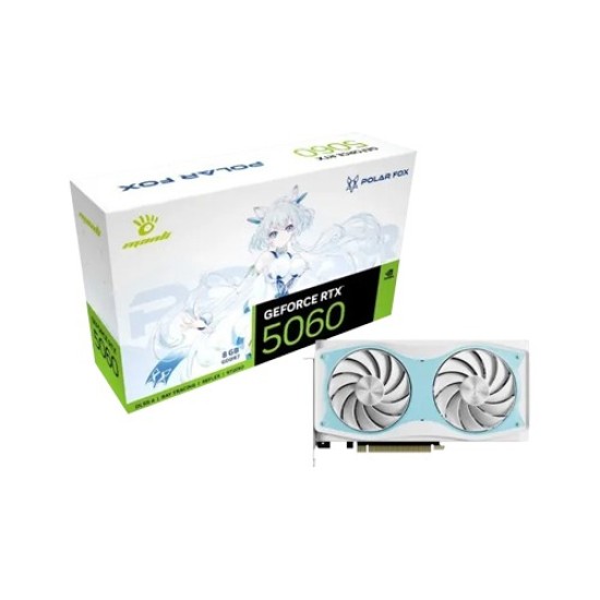 Manli Polar Fox GeForce RTX 5060 OC 8GB GDDR7 Graphics Card