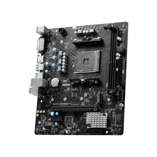 MSI B450M-A PRO MAX II AMD AM4 Motherboard