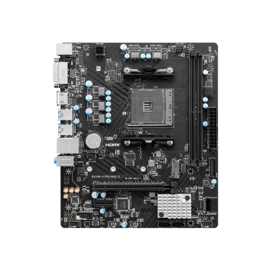 MSI B450M-A PRO MAX II AMD AM4 Motherboard