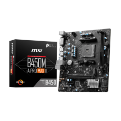 MSI B450M-A PRO MAX II AMD AM4 Motherboard