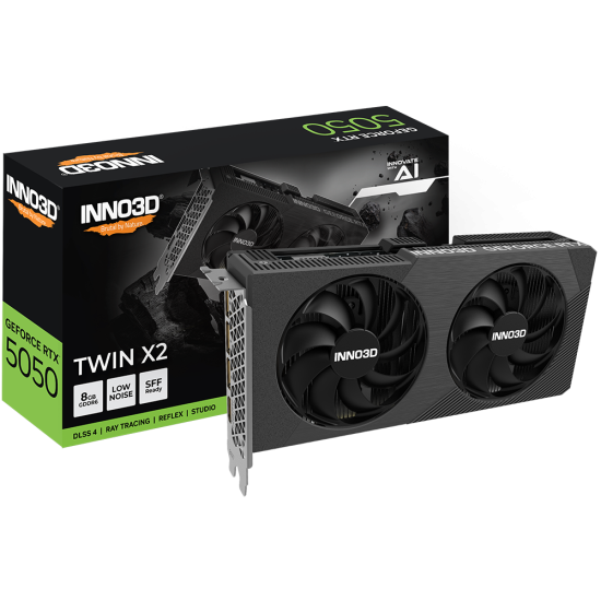 INNO3D GeForce RTX 5050 TWIN X2 8GB GDDR6 Graphics Card