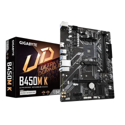 GIGABYTE B450M K AMD AM4 Micro ATX Motherboard