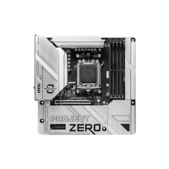 MSI B650M PROJECT ZERO AM5 m-ATX Motherboard 