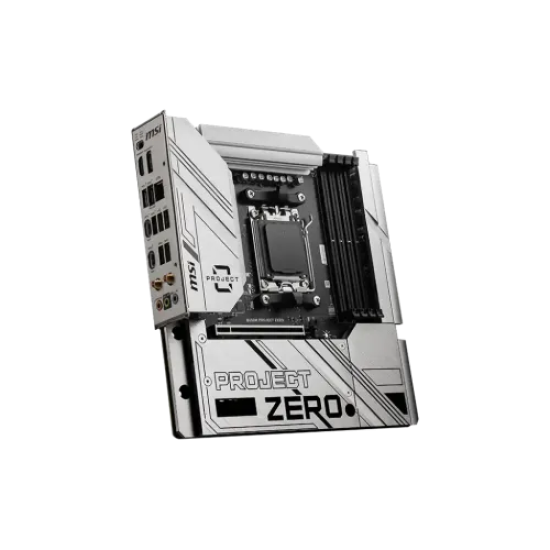 MSI B650M PROJECT ZERO AM5 m-ATX Motherboard 