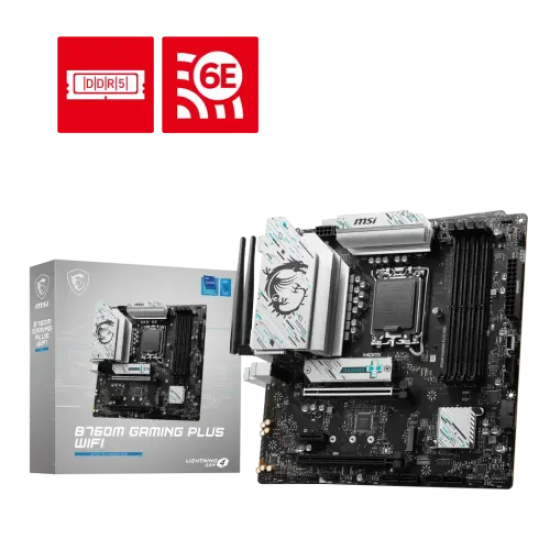 MSI B760M GAMING PLUS WIFI 6E mATX Motherboard