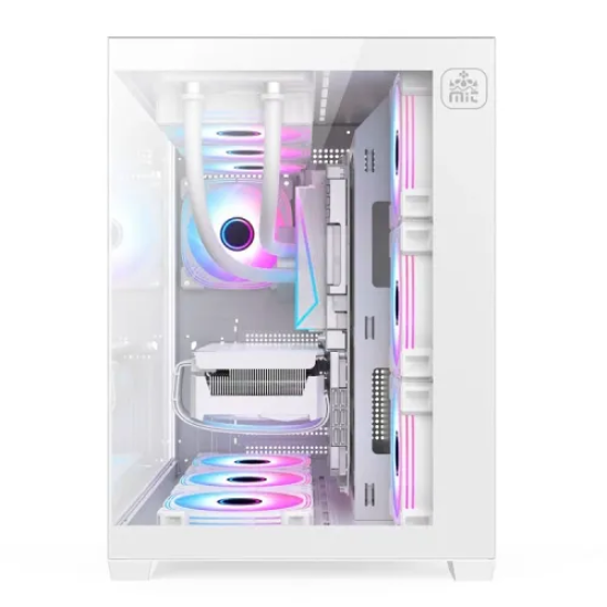 Monarch City Ranger X7 ARGB Mid-Tower ATX Gaming Case White