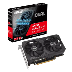 ASUS Dual Radeon RX 6500 XT V2 OC Edition 4GB GDDR6 Graphics Card