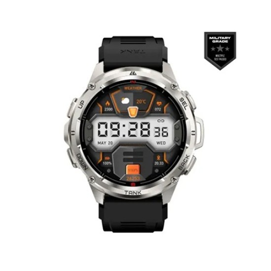 Kospet Tank T3 Ultra Rugged Bluetooth Calling Smart Watch With Dual-Band GPS