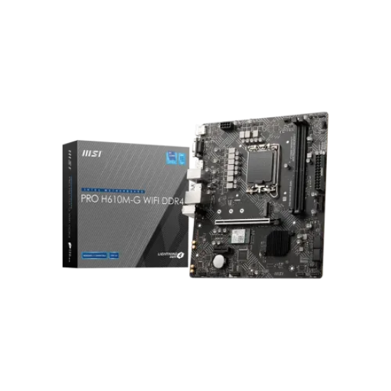 MSI PRO H610M-G WIFI DDR4 m-ATX Motherboard
