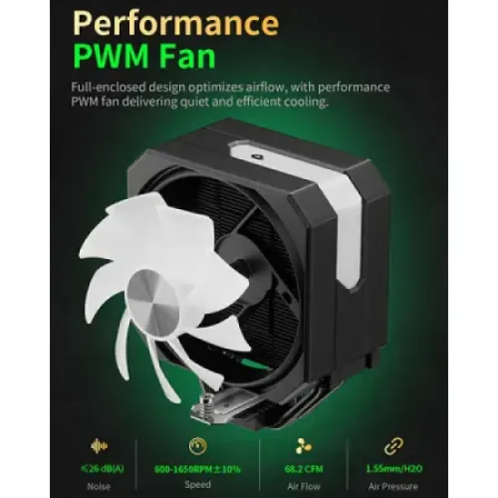 upHere UP1KC4C ARGB 120mm Air CPU Cooler